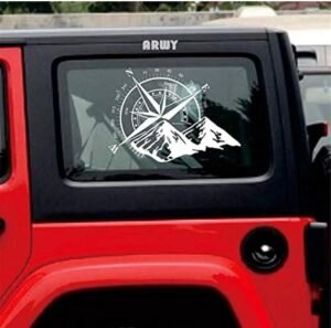 car side glass sticker