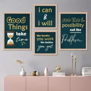 Motivational Quotes Wall Frame